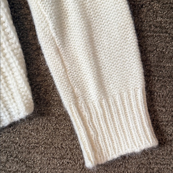 NWT Express Cream Cowl Neck Sweater - Picture 7 of 9